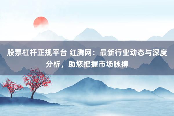 股票杠杆正规平台 红腾网：最新行业动态与深度分析，助您把握市场脉搏