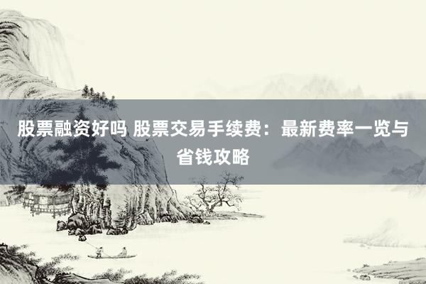 股票融资好吗 股票交易手续费：最新费率一览与省钱攻略